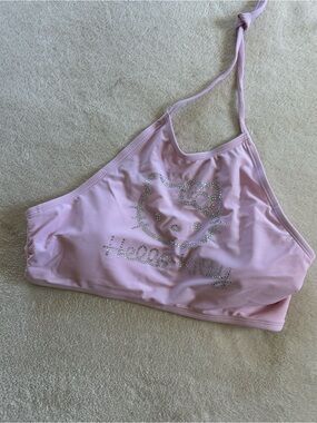 Hello Kitty Pink Rhinestone Bikini Top